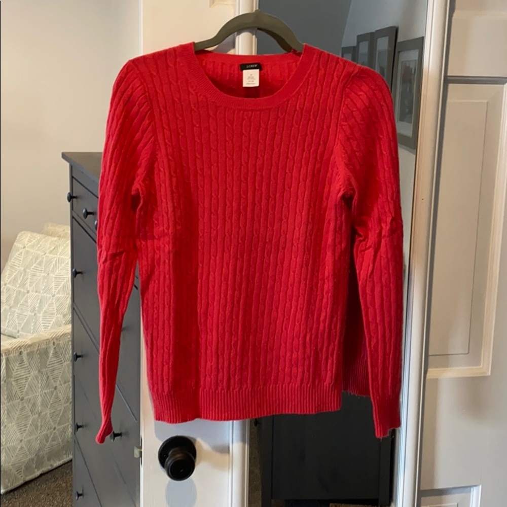 Jcrew cableknit sweater